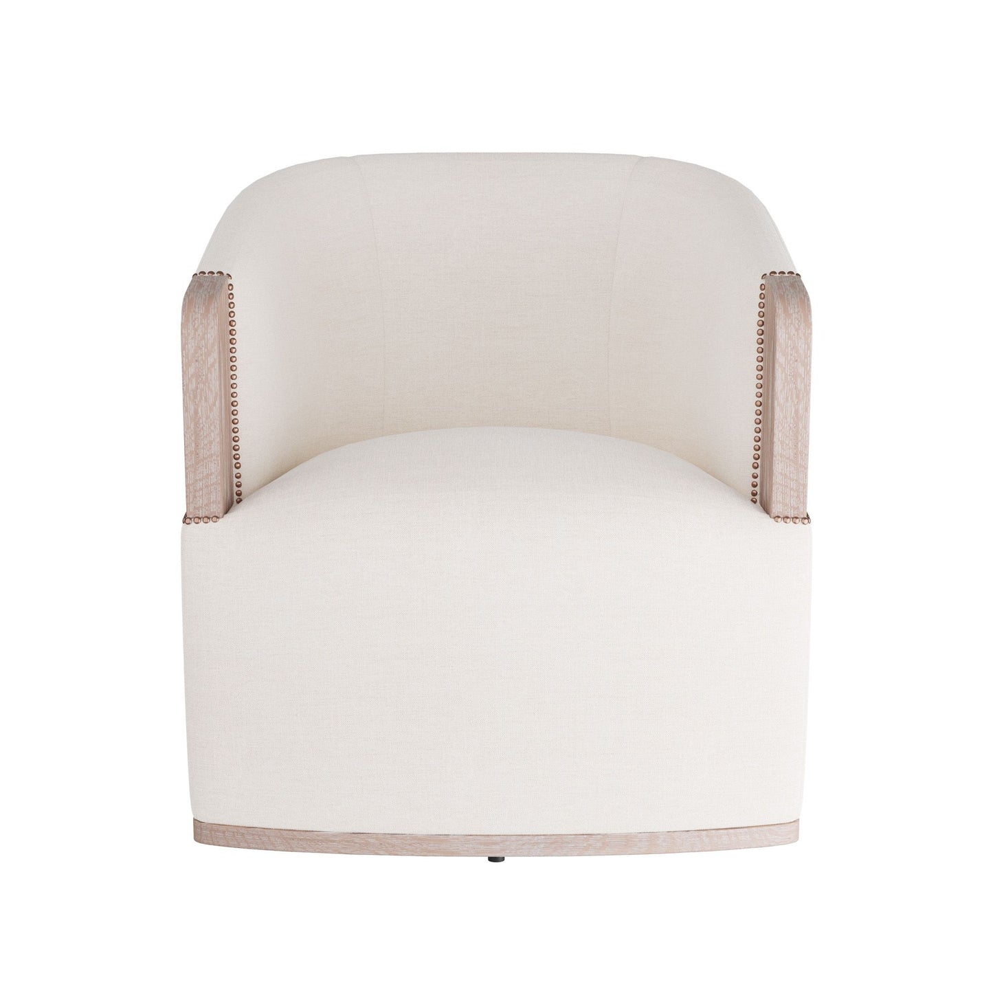 REVEAL SWIVEL LOUNGE CHAIR BONE LINEN