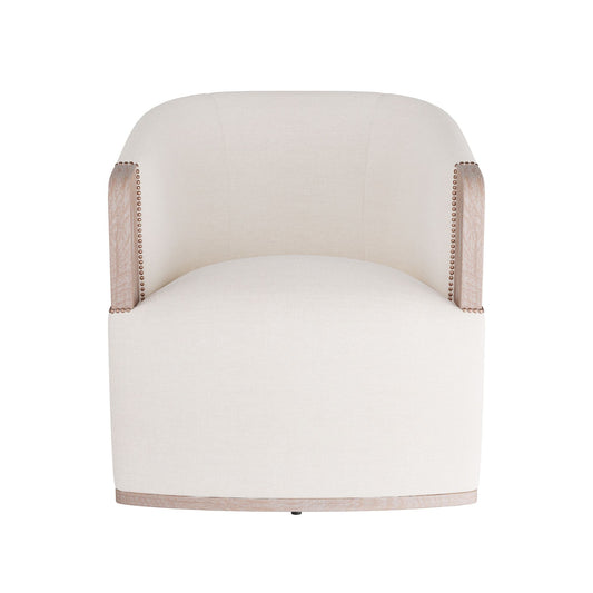 REVEAL SWIVEL LOUNGE CHAIR BONE LINEN