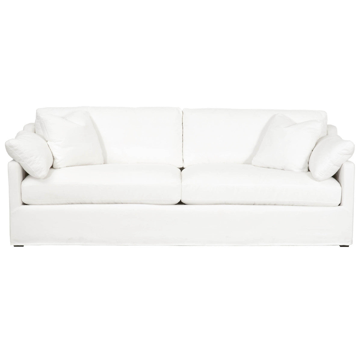 LENA 95" SLOPE ARM SLIPCOVER SOFA