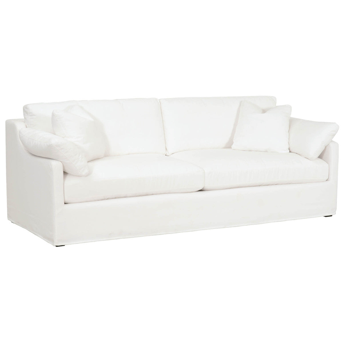 LENA 95" SLOPE ARM SLIPCOVER SOFA