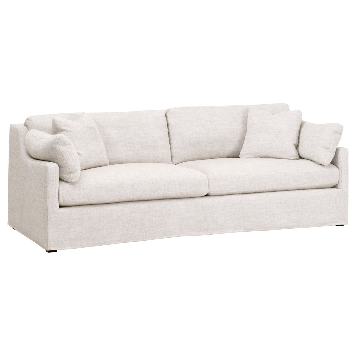 LENA 95" SLOPE ARM SLIPCOVER SOFA