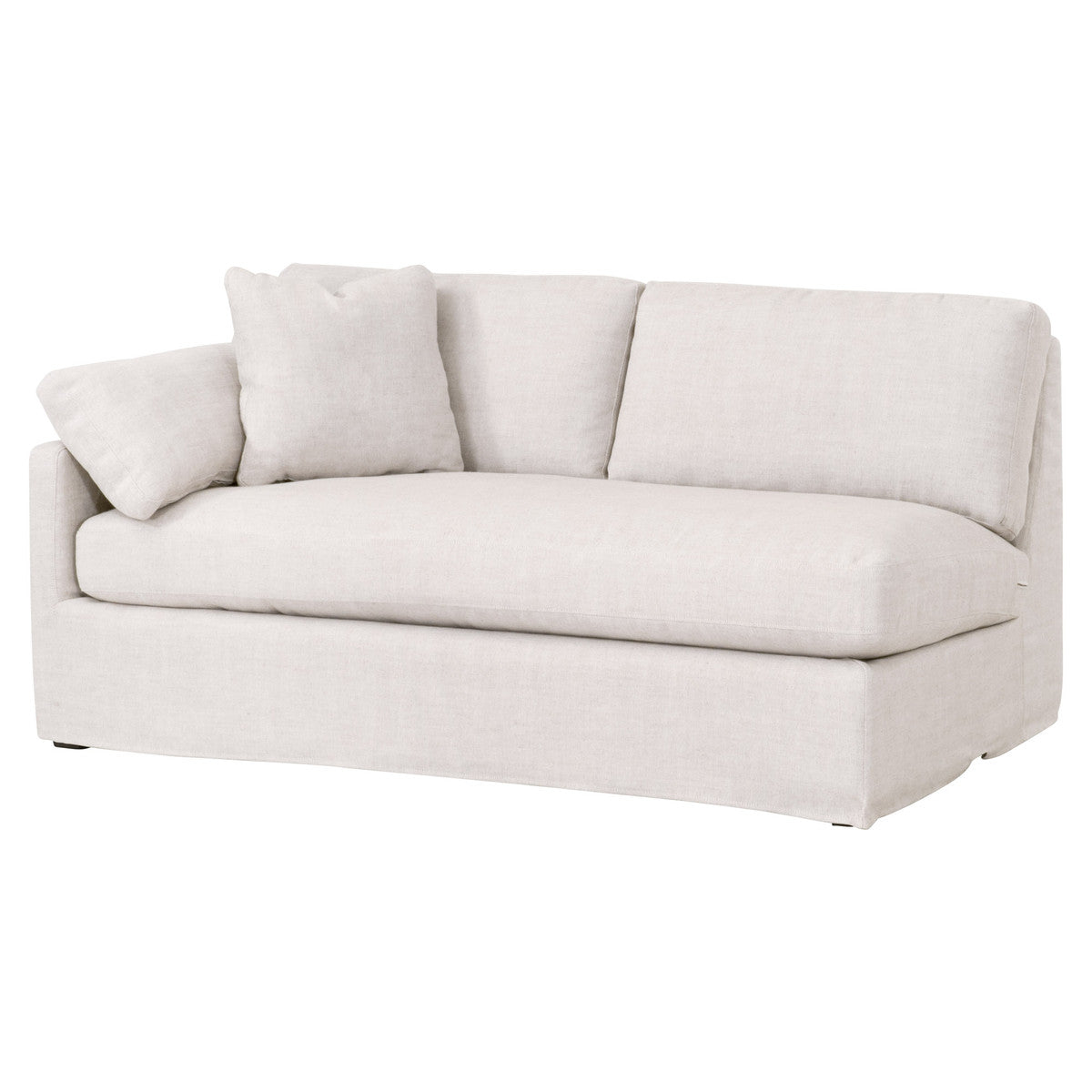 LENA MODULAR SLIPCOVER 2-SEAT LEFT SLOPE ARM SOFA