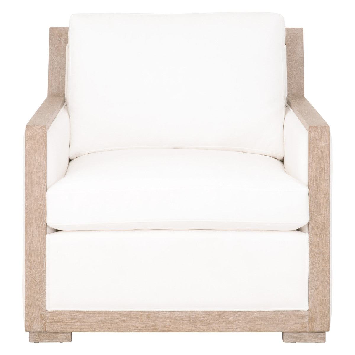 MANHATTAN WOOD TRIM SOFA CHAIR