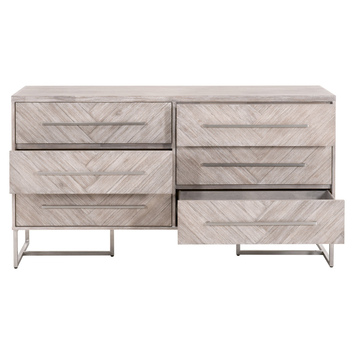 MOSAIC 6-DRAWER DOUBLE DRESSER