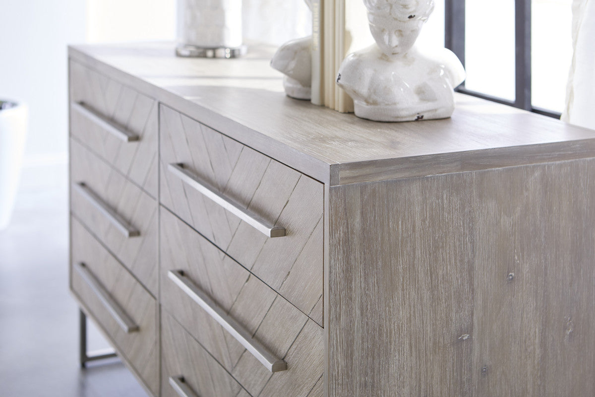 MOSAIC 6-DRAWER DOUBLE DRESSER