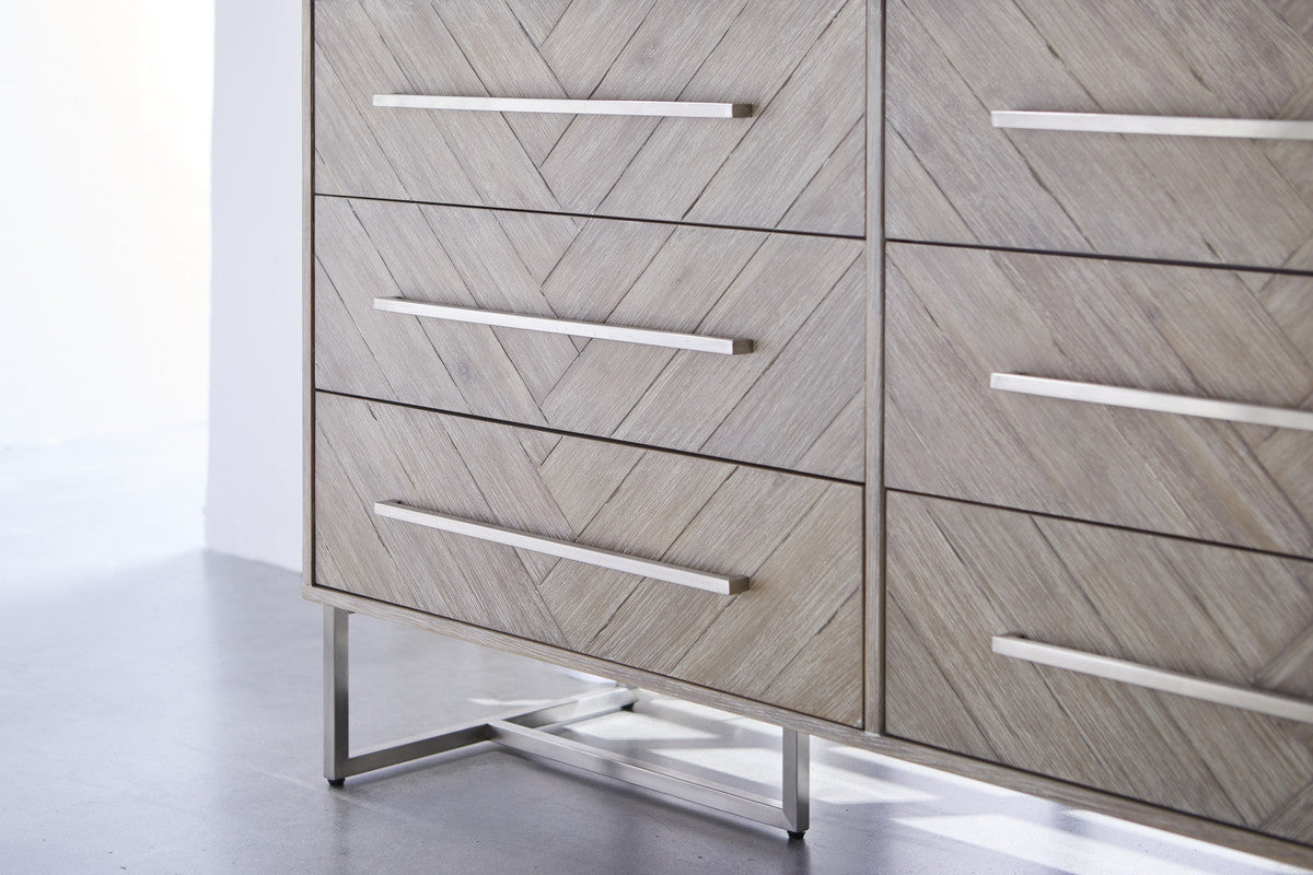 MOSAIC 6-DRAWER DOUBLE DRESSER