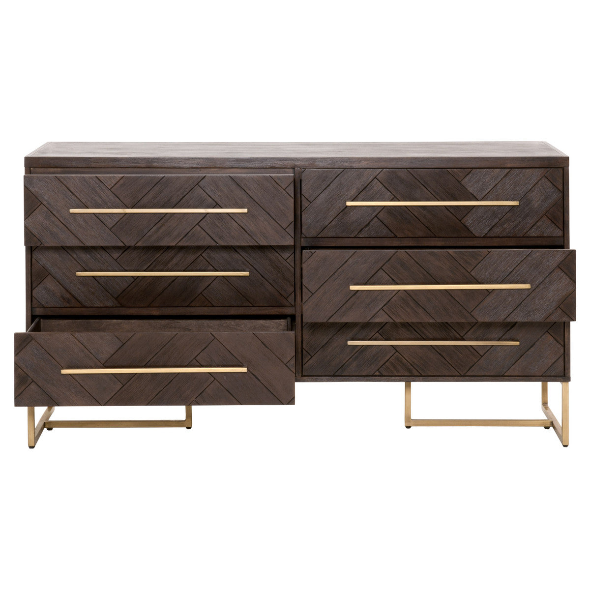 MOSAIC 6-DRAWER DOUBLE DRESSER