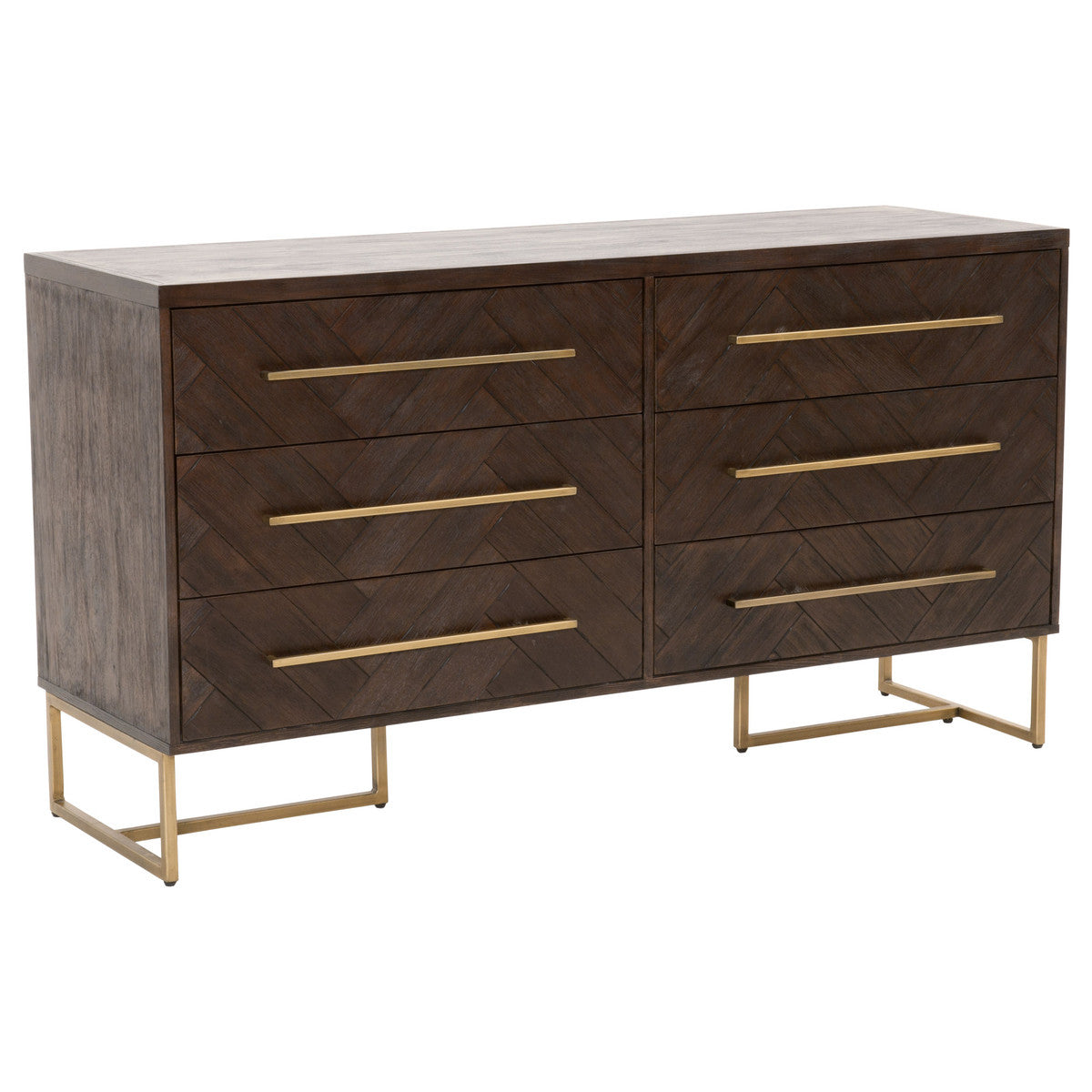 MOSAIC 6-DRAWER DOUBLE DRESSER