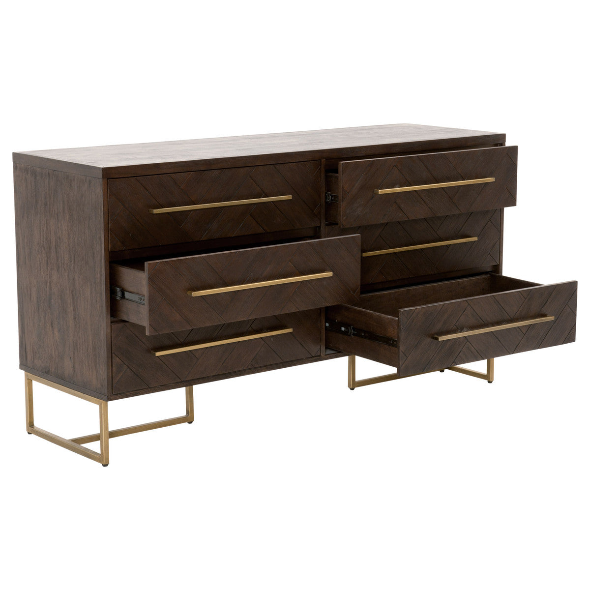 MOSAIC 6-DRAWER DOUBLE DRESSER