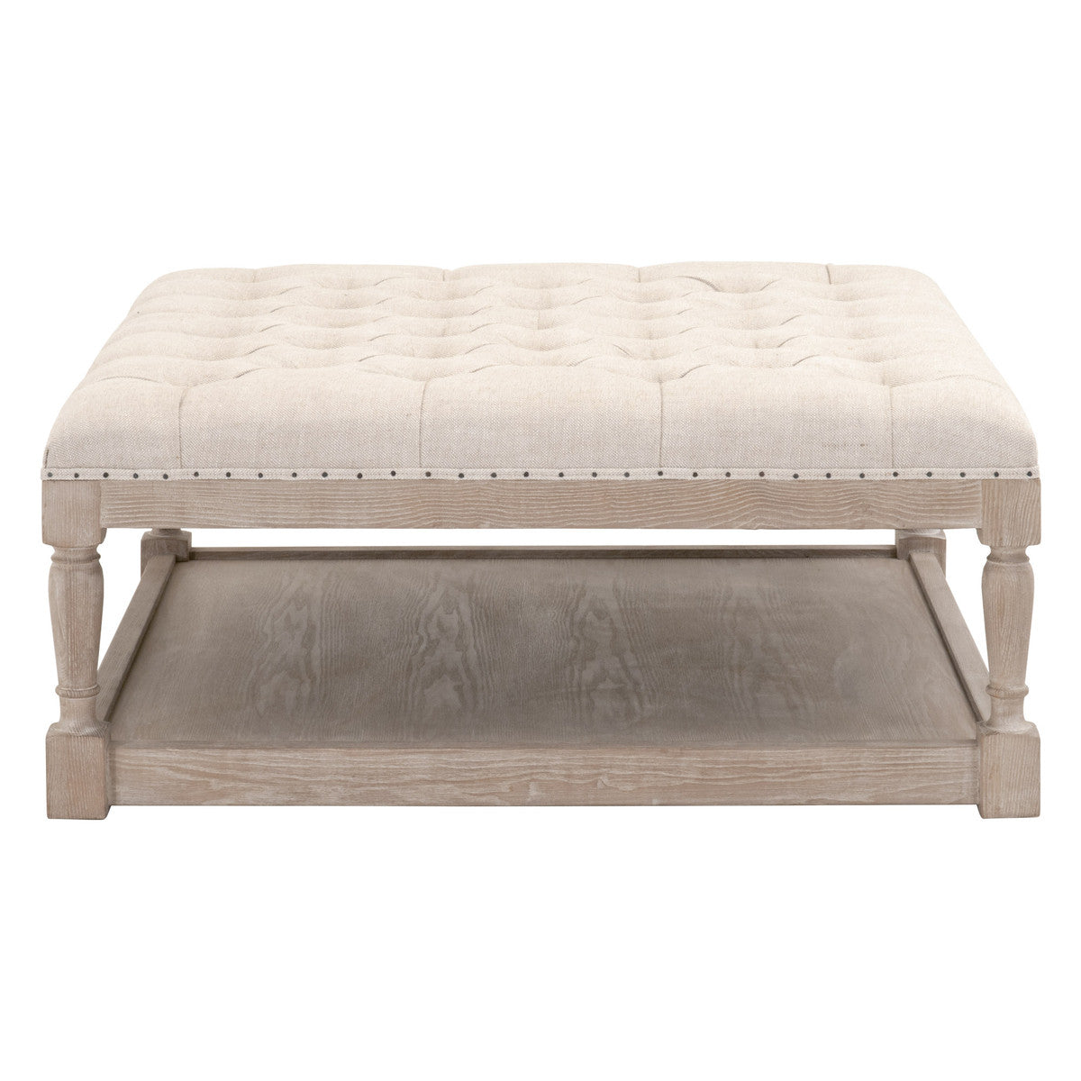 TOWNSEND TUFTED UPHOLSTERED COFFEE TABLE