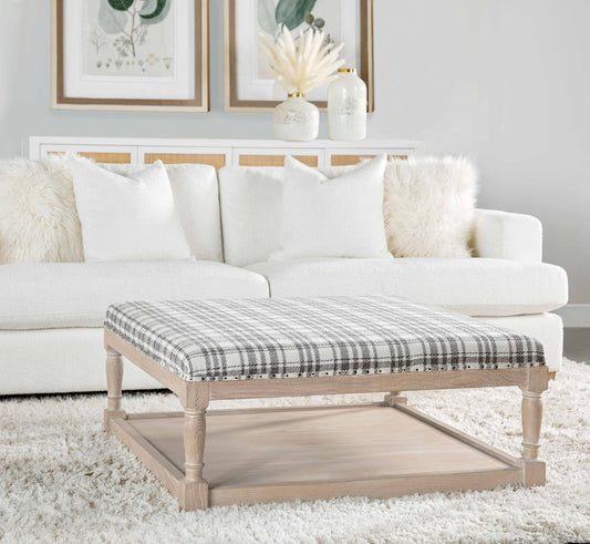 TOWNSEND UPHOLSTERED COFFEE TABLE