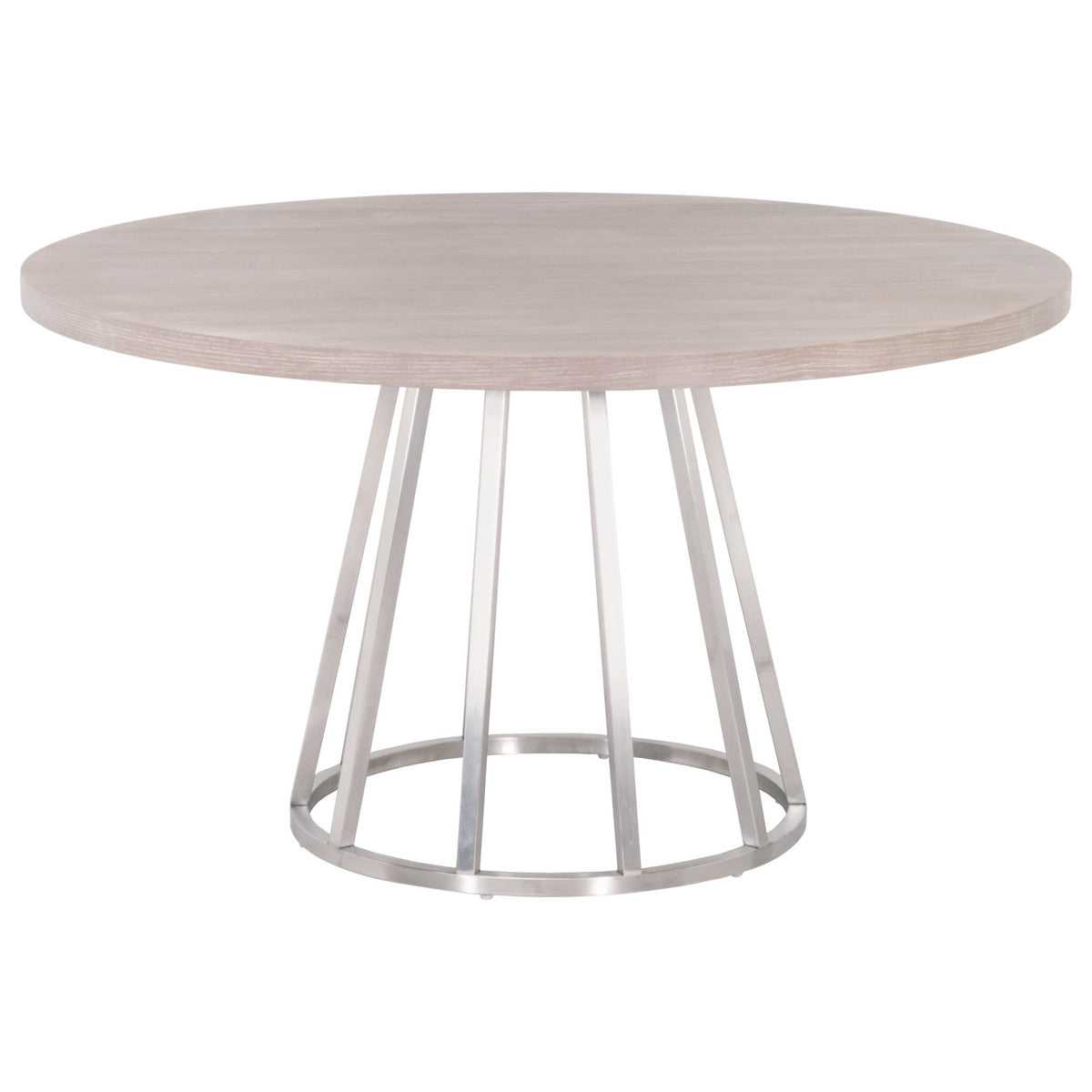 TURINO 54" ROUND DINING TABLE WOOD TOP