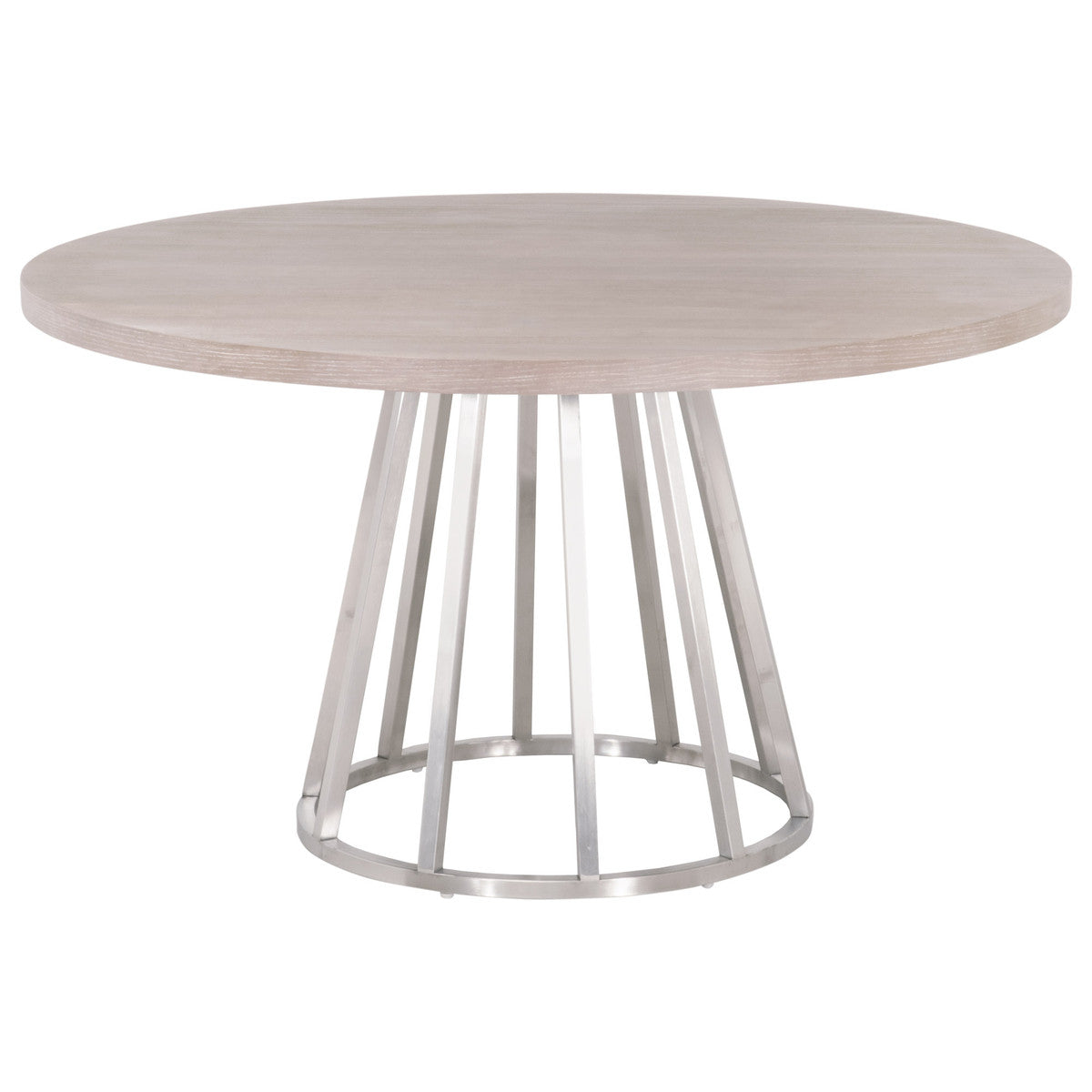 TURINO 54" ROUND DINING TABLE WOOD TOP