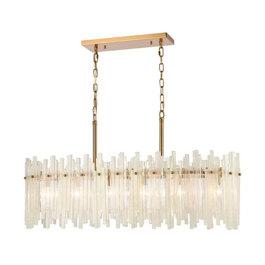 BRINICLE 36'' WIDE 6-LIGHT LINEAR CHANDELIER