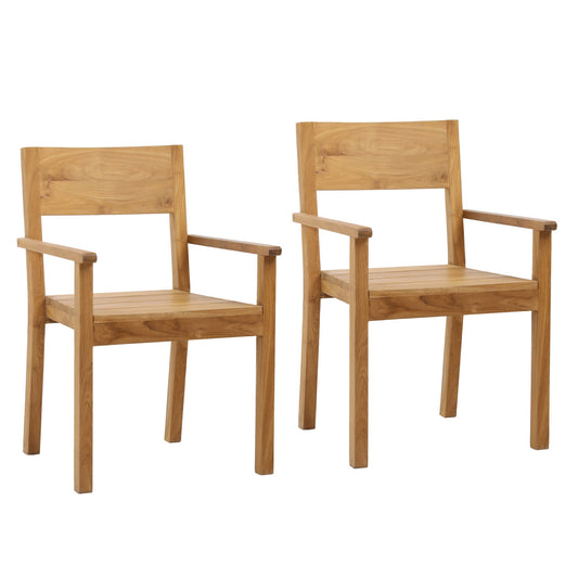 Kira Outdoor Dining Chair Set of 2