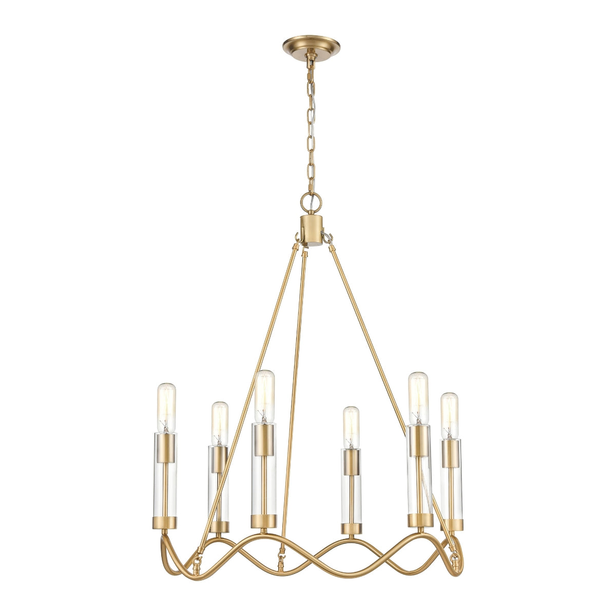 CELSIUS 27'' WIDE 6-LIGHT CHANDELIER