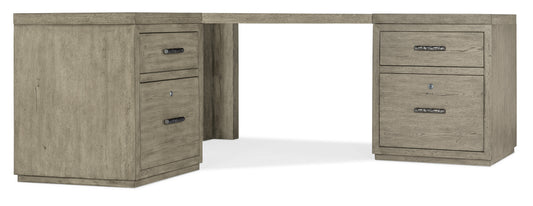 Linville Falls Corner Desk with Two Files