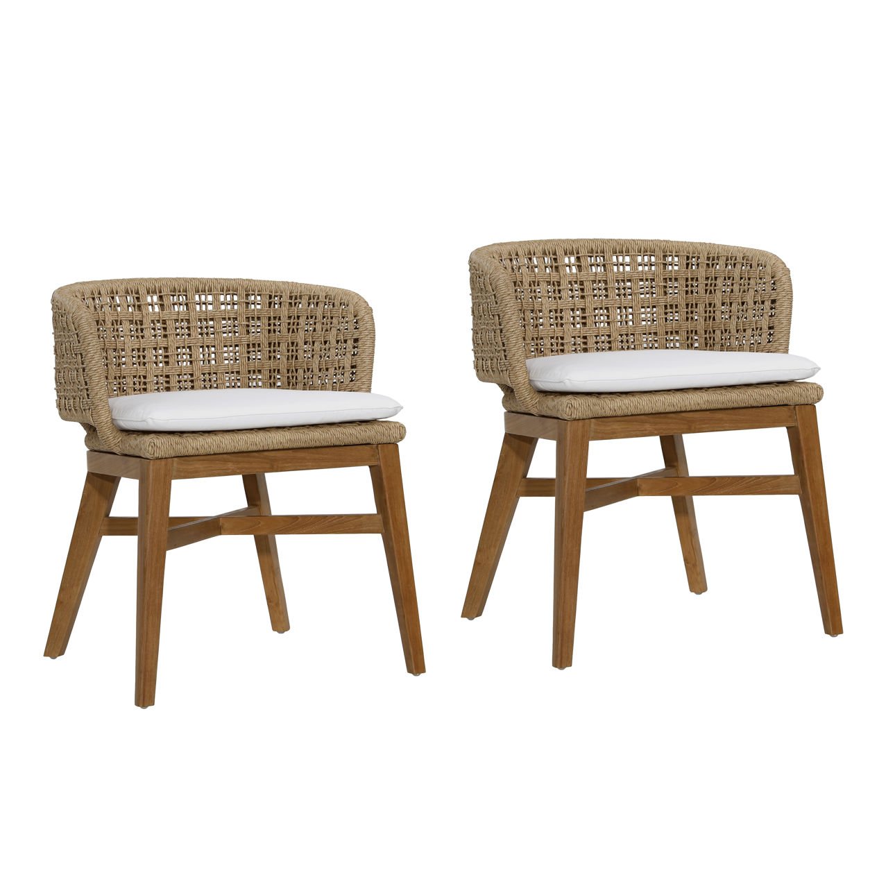 Keith Outdoor Dining Chair Set of 2