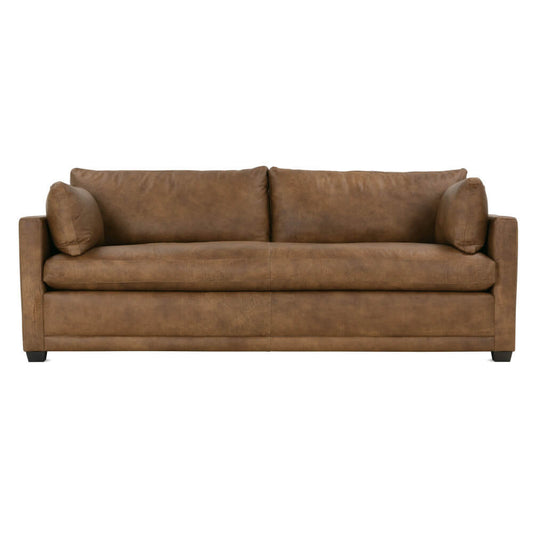 Sylvie Leather Sofa-Quick Ship