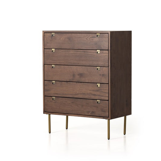 CARLISLE 5 DRAWER DRESSER - UMBER BROWN