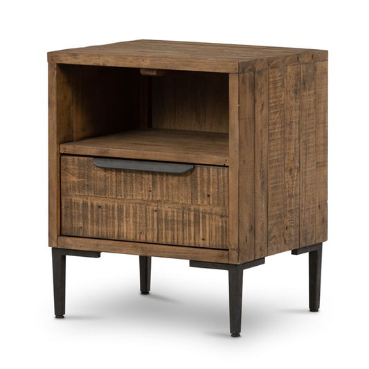 WYETH NIGHTSTAND - RUSTIC SANDALWOOD