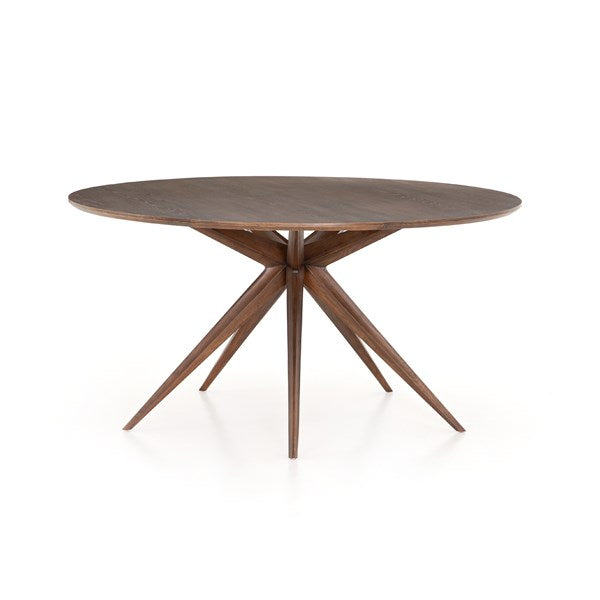 Hewitt 59" Round Dining Table-Acorn