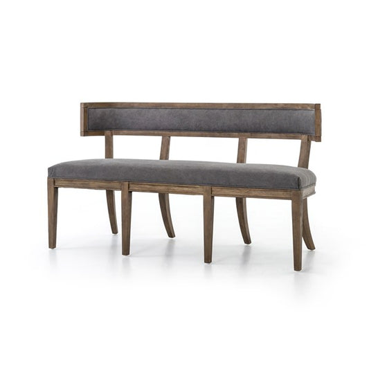 Carter Dining Bench-Dark Moon Canvas