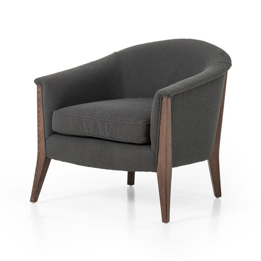 Nomad Chair-Fiqa Boucle Charcoal