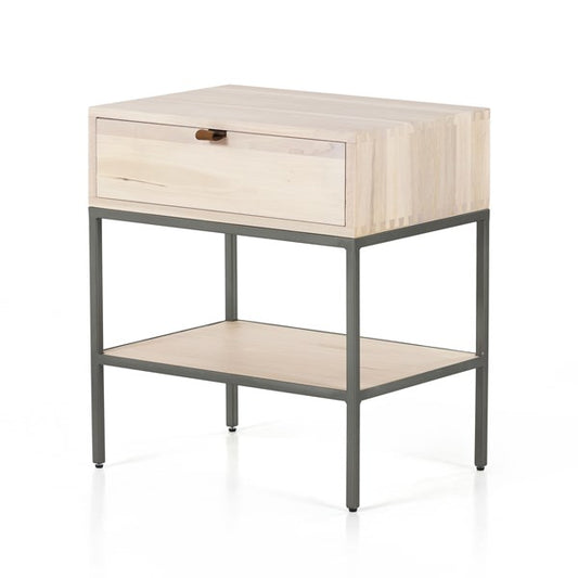 TREY NIGHTSTAND -  DOVE POPLAR