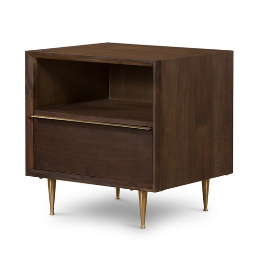 Billy Nightstand-Dark Walnut