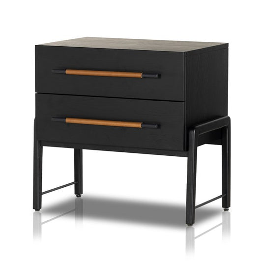 ROSEDALE NIGHTSTAND -  EBONY OAK VENEER