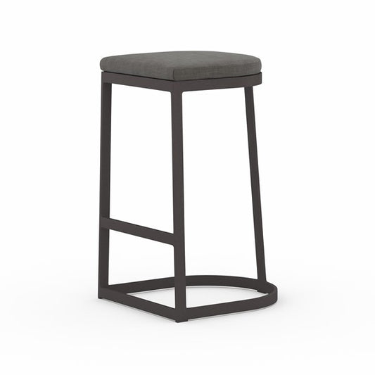 Val Outdoor Stool-Charcoal-Bar