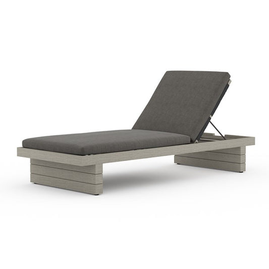 LEROY OUTDOOR CHAISE - WEATHERED GREY