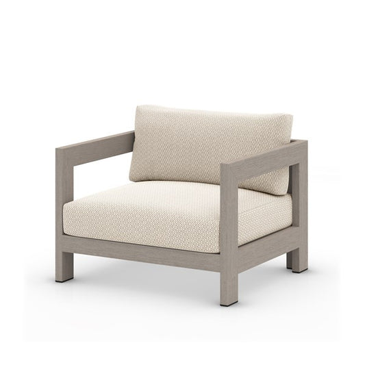 CARO OUTDOOR SOFA, WEATHERED GREY