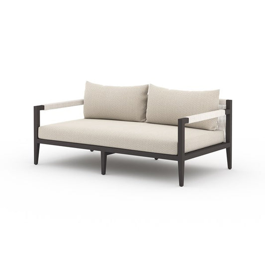 SHERWOOD OUTDOOR SOFA, BRONZE