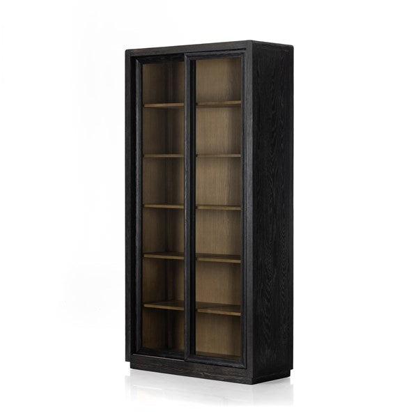 Normand Cabinet-Distressed Black