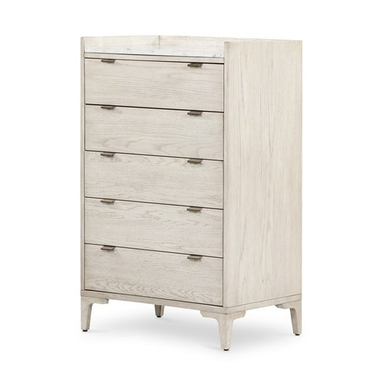 Viggo Tall Dresser-Vintage White Oak