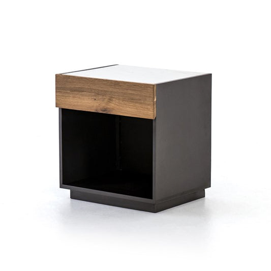 Holland Nightstand-Grey Lacquer