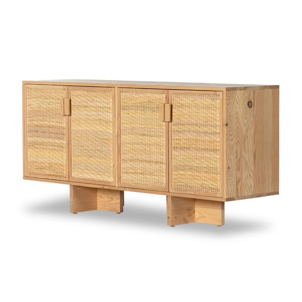 Levon Sideboard-Natural Woven Rod Cane