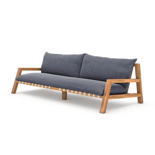 Soren Outdoor Sofa-95"-Faye Navy