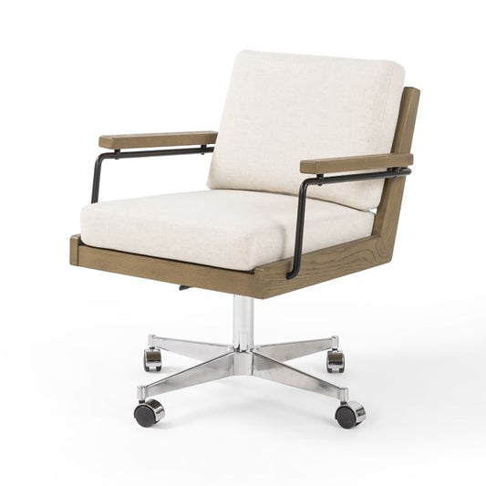 Clifford Desk Chair-Savile Flax