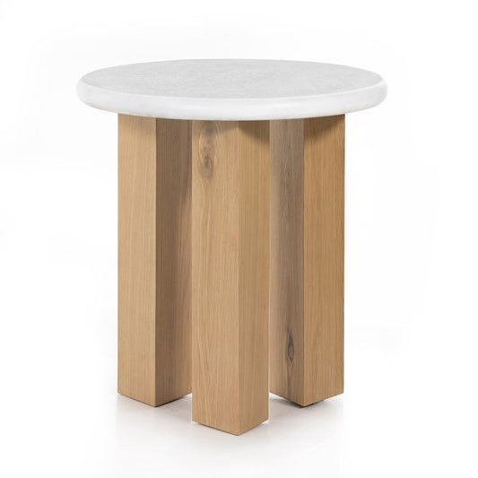 Odin Nightstand-Stucco White