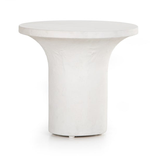 Parra Low End Table-Plaster Molded Conc