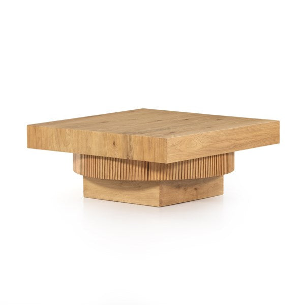 Leland Coffee Table-Honey Oak