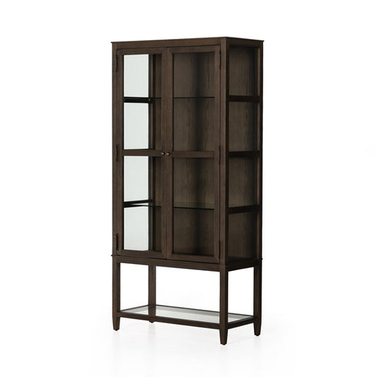 Veronique Cabinet-Matte Brown Veneer