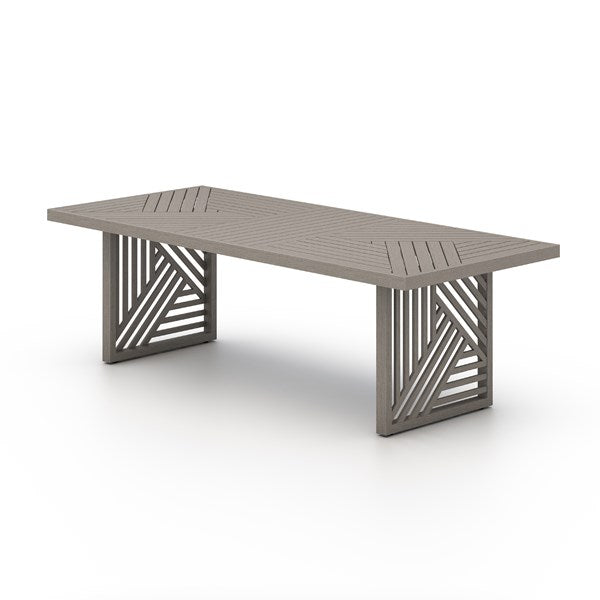 Avalon Outdoor Dining Table-96"-Grey