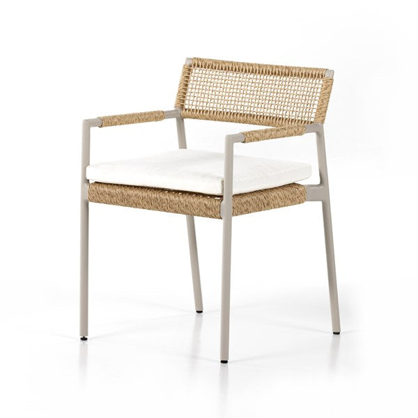 Niles Outdoor Dining Armchair-Natural