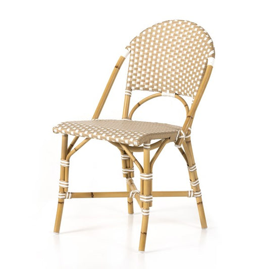 Rene Outdoor Dining Chair-Faux Rattan