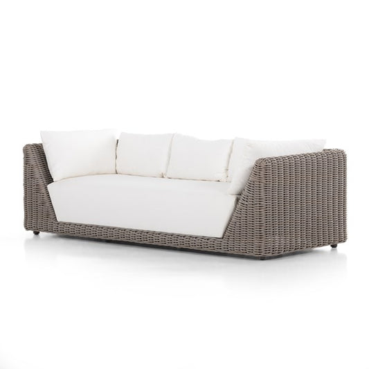 Como Outdoor Sofa-97"-Natural Woven