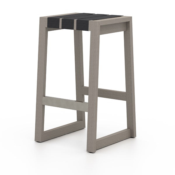 SONOMA OUTDOOR BAR + COUNTER STOOL, WEATHERED GREY